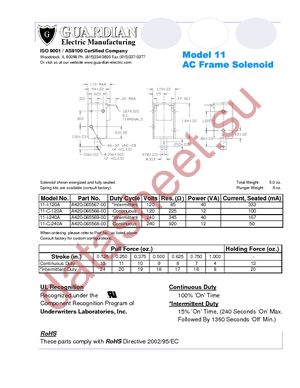 11-C-120A datasheet  